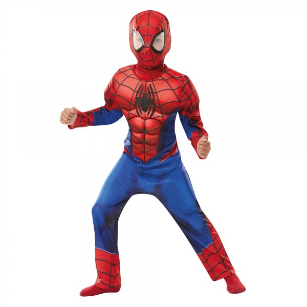 Marvel Deluxe Spiderman Costume Age 3-4