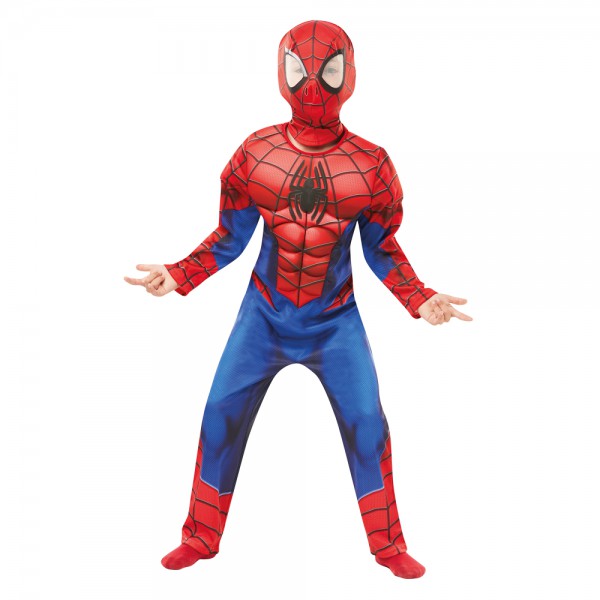 Marvel Deluxe Spiderman Costume Age 5-6