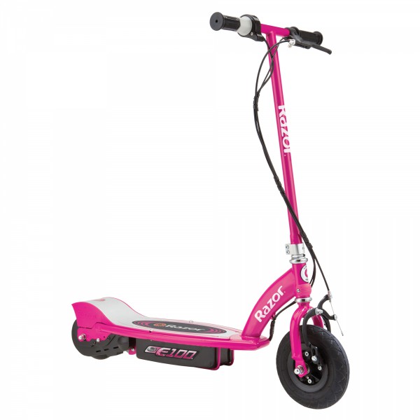 Razor PowerCore E100 24 Volt Electric Scooter - Pink