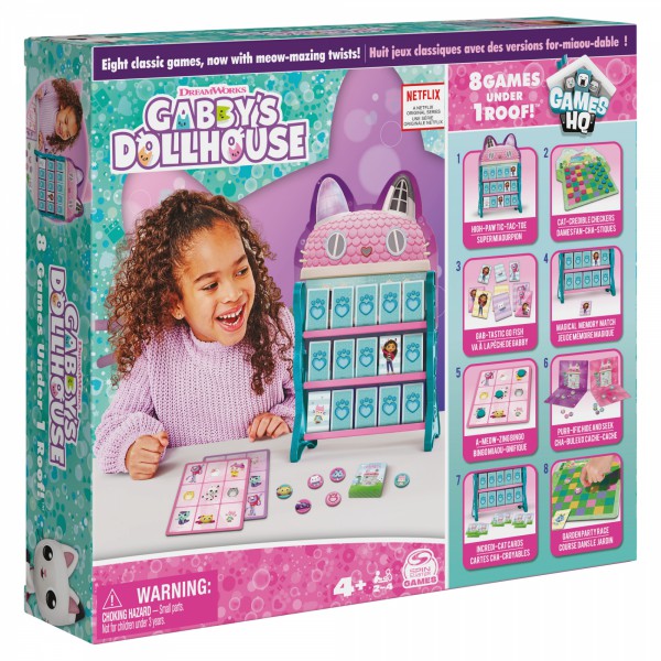 Gabbys Dollhouse 8 Classic Games under 1 Roof