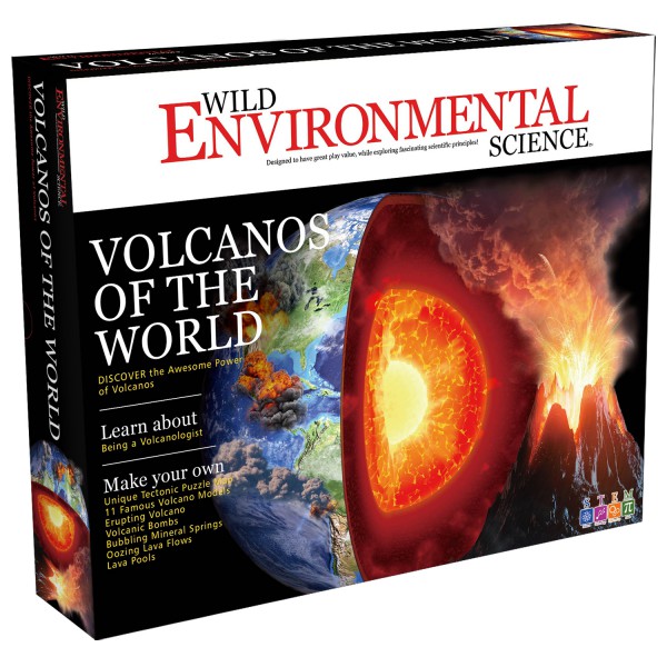 Wild Environmental Science Volcanos of the World Kit