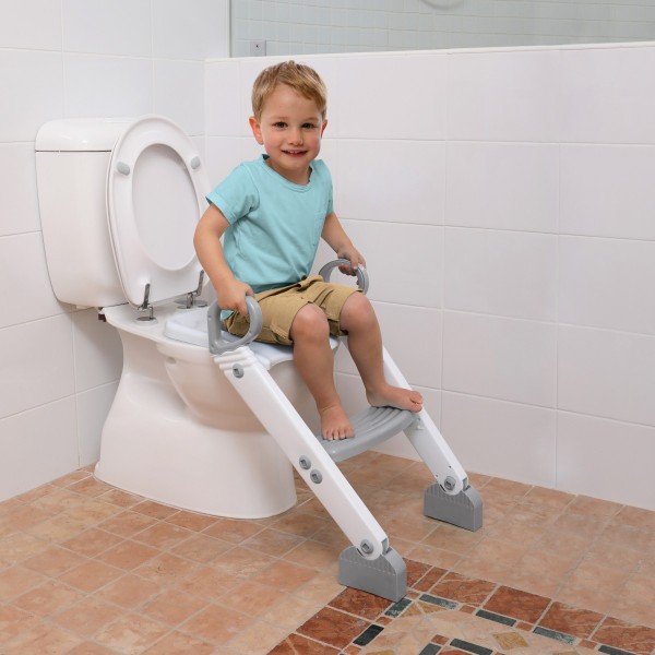 Dreambaby Step-Up Toilet Trainer - Grey/White