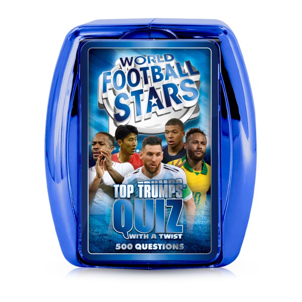 World Football Stars Blue Top Trumps Quiz