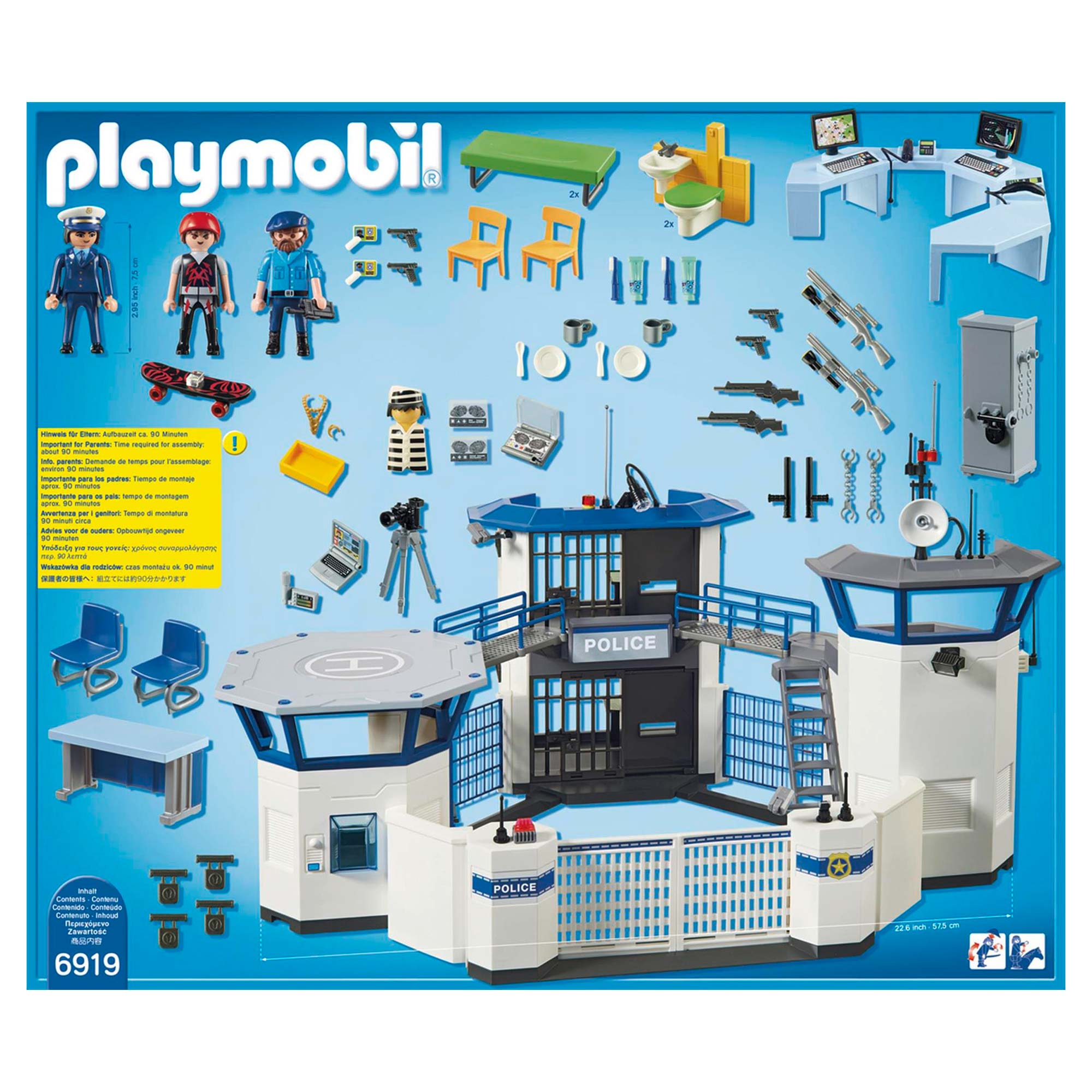 Playmobil 6919 City Action Police Headquarters with Prison at Toys