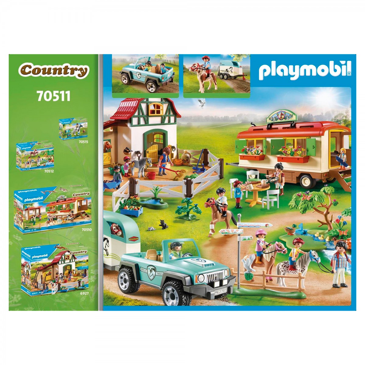 PLAYMOBIL 70511 - Country - Car with Pony Trailer - Playpolis