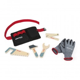 Janod Wooden Brico'Kids Tool Belt and Gloves Set