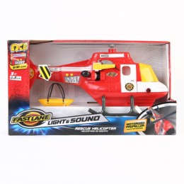 Fast Lane Rescue Helicopter with Lights and Sounds