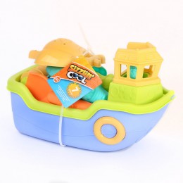 Sizzlin' Cool 7 Piece Sand and Water Tug Boat Play Set