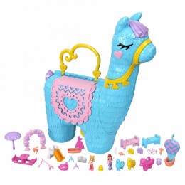 Polly Pocket Pajama Party Llama Compact Playset & Surprise Accessories