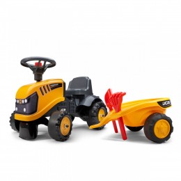 JCB Ride on Tractor with Trailer, Rake and Shovel