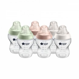 Tommee Tippee Closer to Nature 260ml Bottle-Pack of 6