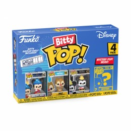Funko Bitty POP! Disney Sorcerer Mickey 4 Figure Pack Includes The Scorcerer's Apprentice Mickey (Fantasia), Dale, Minnie Mouse and a Mystery Disney Bitty Pop! Figure