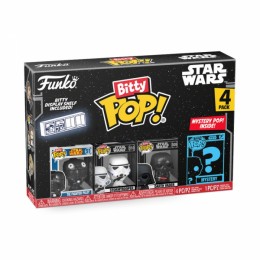 Funko Bitty POP! Star Wars Darth Vader 4 Figure Pack Includes Darth Vader, TIE-Fighter Pilot, Stormtrooper and a Mystery Star Wars Bitty Pop! Figure
