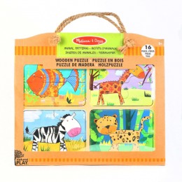 Melissa and Doug Animal Patterns Wooden Puzzle