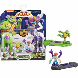 Legends Of Akedo Teenage Mutant Ninja Turtles Mini Battling Warriors Donatello vs Baxter Stockman Versus Pack