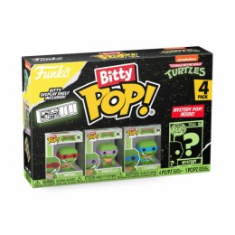 Funko Bitty POP! Teenage Mutant Ninja Turtles 8-Bit 4 Figure Pack Includes 8-bit Raphael, 8-bit Donatello, 8-bit Leonardo and a Mystery Bitty Pop! Figure