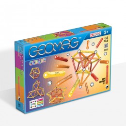 Geomag Colour 64 Piece Magnetic Building Playset