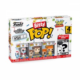 Funko Bitty POP! Toy Story Forky 4 Figure Pack Includes Forky, Woody, Gabby Gabby and a Mystery Toy Story Bitty Pop! Figure