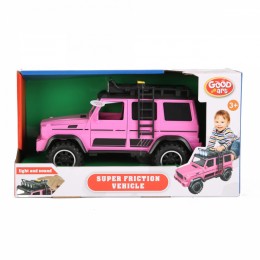 Good Art Light and Sound Pink Cruiser Vehicle with Friction Power