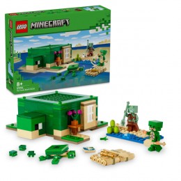 LEGO 21254 Minecraft The Turtle Beach House with Animal Toys