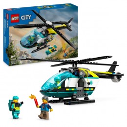 LEGO 60405 City Emergency Rescue Helicopter Toy Vehicle