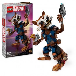 LEGO Marvel 76282 Rocket & Baby Groot Buildable Toy Figures