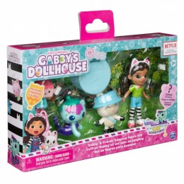 Gabby's Dollhouse Campfire Gift Pack with Gabby Girl, Pandy Paws, Baby Box and MerCat Toy Figures
