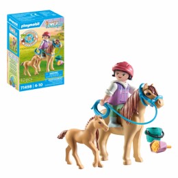 PLAYMOBIL 71498 Horses of Waterfall Child with Pony and Foal Playset