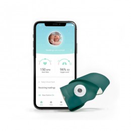 Owlet Smart Sock V3 Baby Monitor- Deep Sea Green