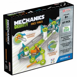 Geomag Mechanics Gravity Race Track 67 Piece Magnetic Building Set