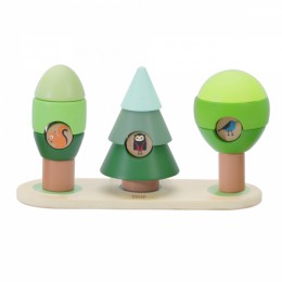 Classic World Little Forest Wooden Stacking Rings