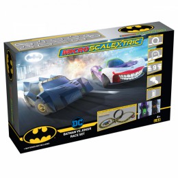 Micro Scalextric Batman vs Joker Set - Battery Powered