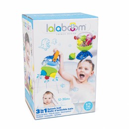 Lalaboom 3-In-1 Splash Ball and Educational Beads - 12-Pieces