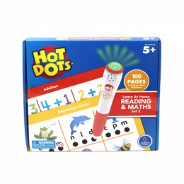 Learning Resources Hot Dots Learn At Home Reading & Maths Set 2