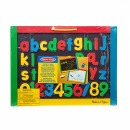 Melissa and Doug Wooden Magnetic Chalkboard and Dry-Erase Board