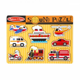 Melissa and Doug Wooden Vehicles Sound Puzzle