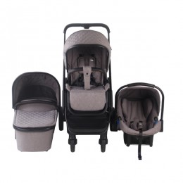 My Babiie Samantha Faiers Travel System - Quilted Grey Melange