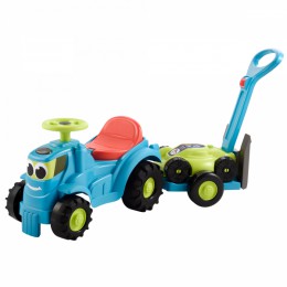 Tractor Ride On with Trailer and Lawnmower