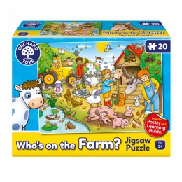 Orchard Toys Who's on the Farm 20 Piece Puzzle
