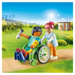 Playmobil 70193 City Life Hospital Patient in Wheelchair