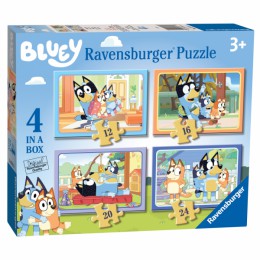 Ravensburger Bluey 4 puzzles in a box (12, 16, 20, 24 piece)