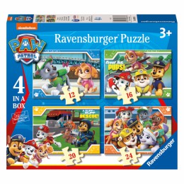 Ravensburger Paw Patrol 4 puzzles in a box (12, 16, 20, 24 piece)