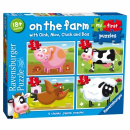 Ravensburger My First Puzzles On the Farm (2, 3, 4 & 5 piece)