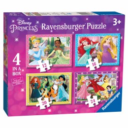 Ravensburger Disney Princess 4 puzzles in a box (12, 16, 20, 24 piece)