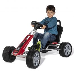 X-Racer Go Kart with Brake - Red