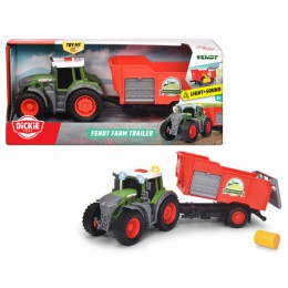 Dickie Fendt Tractor and Trailer with Lights & Sounds