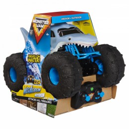 Monster Jam, Official Megalodon STORM All-Terrain Remote Control Monster Truck, 1:15 Scale