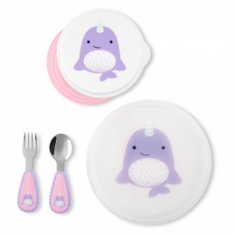 Zoo Table Ready Mealtime Set- Narwhal