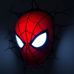 Marvel Spiderman 3D Mask Light